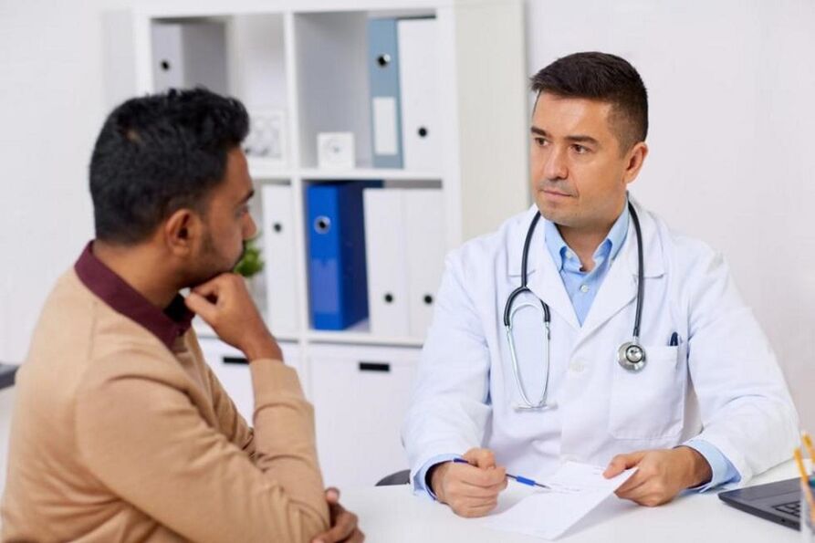 medical examination for discharge in men with arousal
